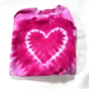 urban outfitters pink tie dye crewneck